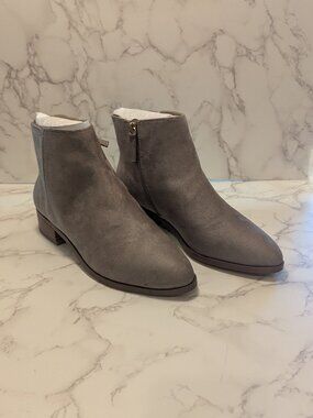 J. Crew Factory Sueded Ankle Boots